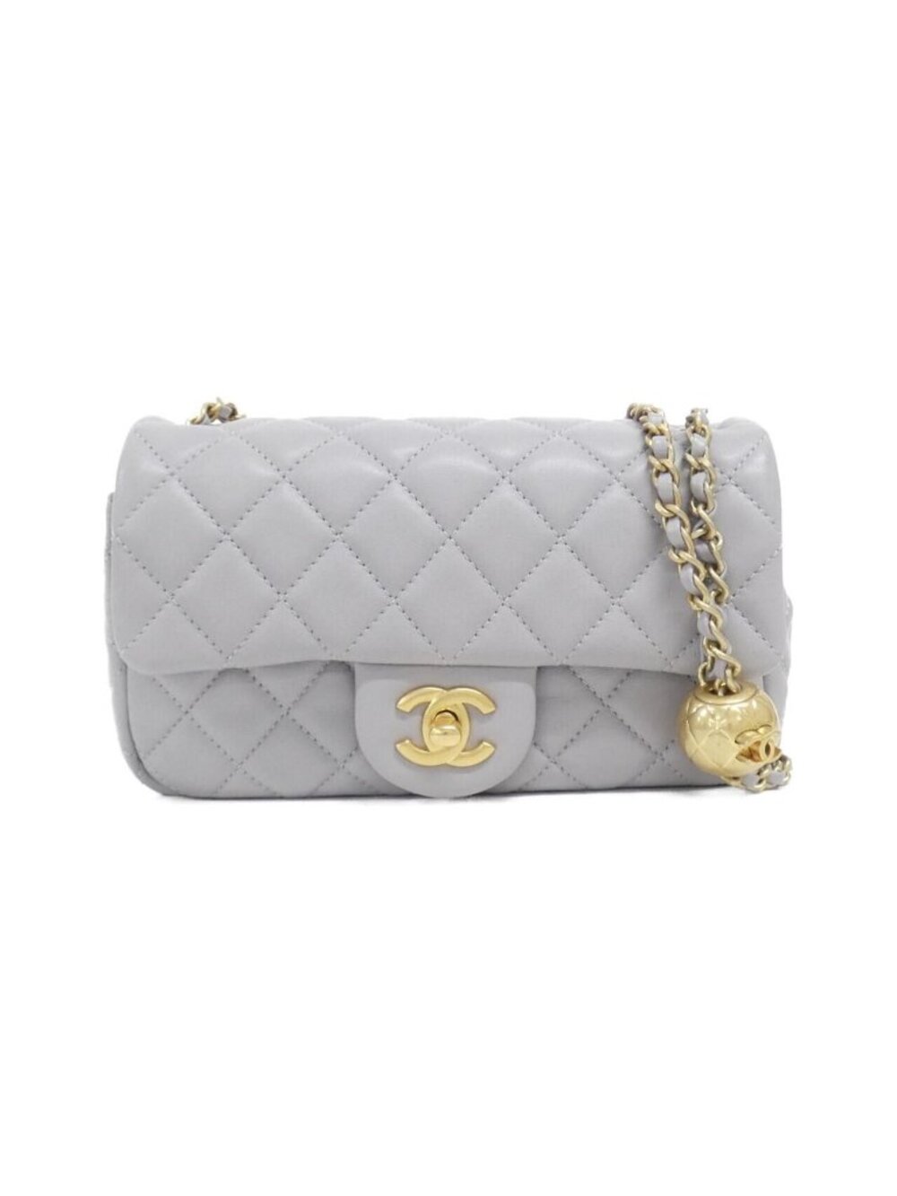 Chanel Shoulder Bag Gray